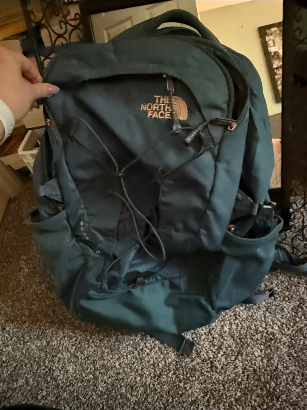The North Face Teal Daypack Backpack